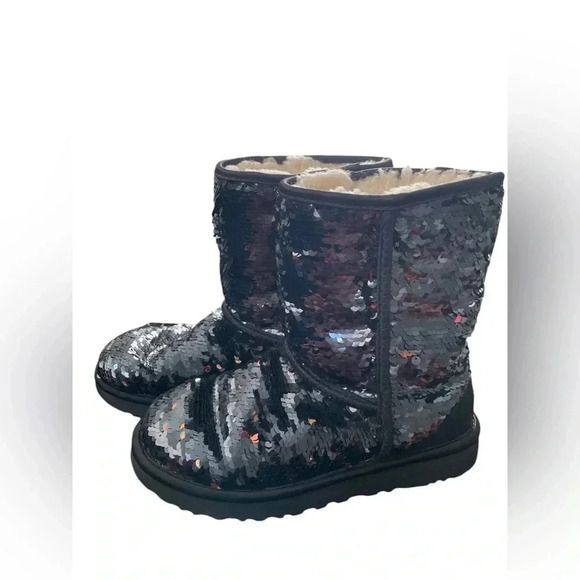 UGG Shoes - Ugg classic black sequin boots
